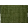 Dixie Jute dörrmatta dark green 60x90 cm
