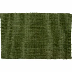 Dixie Jute dörrmatta dark green 60x90 cm