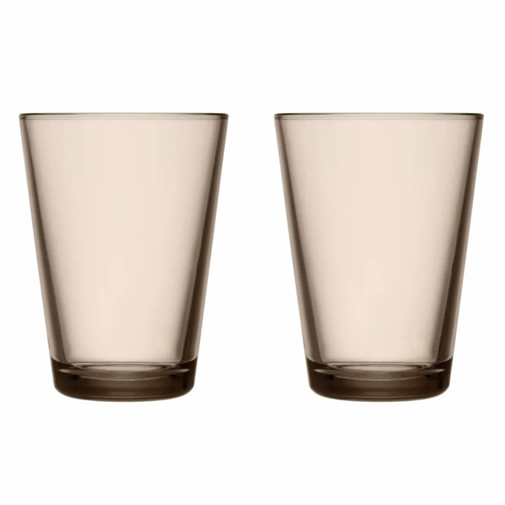 Hot Iittala Kartio dricksglas 40 cl 2-pack Linne