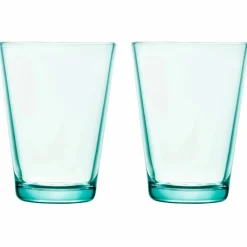 Sale Iittala Kartio dricksglas 40 cl 2-pack vattengrön