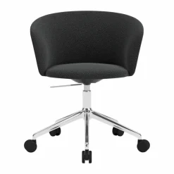 Online Hem Kendo Swivel kontorsstol med 5 hjul Graphite-polished aluminium