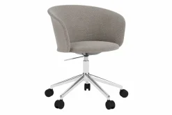 Hem Kendo Swivel kontorsstol med 5 hjul Porcelain-polished aluminium