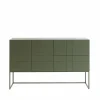 Asplund Kilt Light 137 sideboard green khaki 3 dörrar