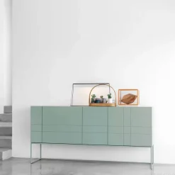 Best Asplund Kilt Light 180 sideboard white 3 dörrar 2 lådor