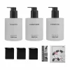 blomus Kirei glasflaskor inkl vägghållare 3-pack Vit limmonterad