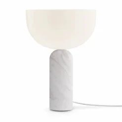 Discount New Works Kizu bordslampa small 35 cm White marble