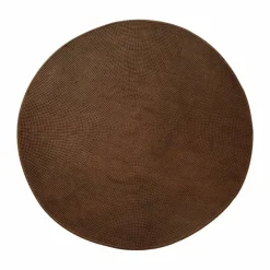 Discount Cane-line Knit matta Ø200 cm Umber brown (Soft Rope)