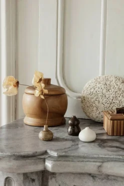 Hot Ferm Living Komo vas mini set om 3 Brown-white
