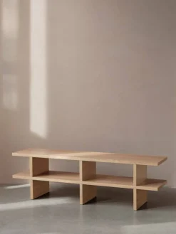 Best Ferm Living Kona bänk Oak natural veneer