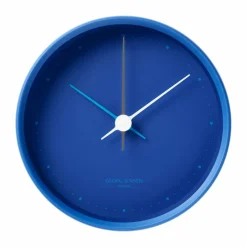Georg Jensen Koppel väggklocka Ø10 cm Iconic blue