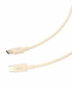 Clearance Kord USB-C till USB-C laddningskabel 1 8 m Pearled Ivory