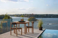 Hot Skargaarden Koster counter table barbord 98x98x95 cm Teak