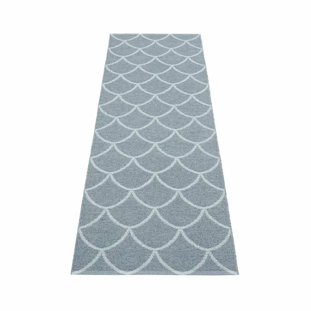 Outlet Pappelina Kotte gångmatta blue fog/dove blue 70x150 cm