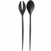 Normann Copenhagen Krenit salladsbestick svart