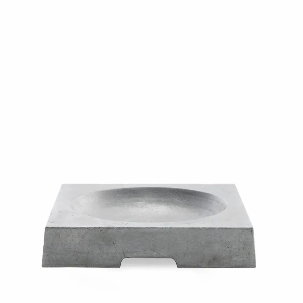 Hot Byarums bruk Kvadrat fågelbad Aluminium sandgjuten