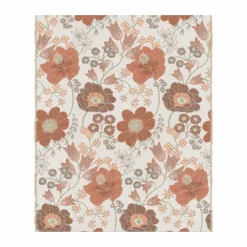 Clearance Ekelund Linneväveri Kvällsblom pläd 140x170 cm Multi