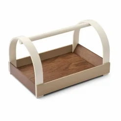Gejst Kydo bricka med handtag 40 5x27x23 5 cm Mörk ek-beige white