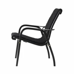 Barn Swedese Laminett fåtölj Black Edition Svartlaserad bok