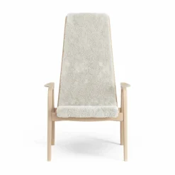 Discount Swedese Lamino fåtölj lackad bok/fårskinn Offwhite (vit)