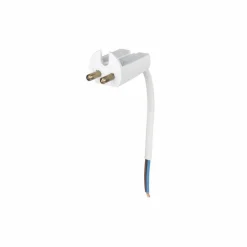 Best Airam Lampkontakt vit med kabel 11 cm ojordad
