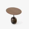 &Tradition Lato LN9 sidobord Walnut-Emparador marble