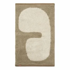 New Ferm Living Lay badrumsmatta 50x70 cm Dark taupe-off white
