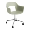 HAY Layout Armchair 261 stol Bottle green-polerad aluminium