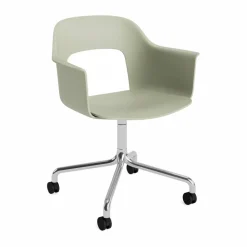 HAY Layout Armchair 261 stol Bottle green-polerad aluminium