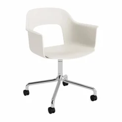 Outlet HAY Layout Armchair 261 stol Cream white-polerad aluminium