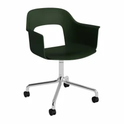 HAY Layout Armchair 261 stol Pastel green-polerad aluminium