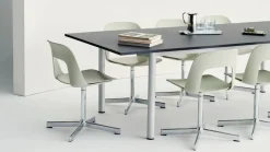 HAY Layout Chair 131 stol Biscotti-polerad aluminium