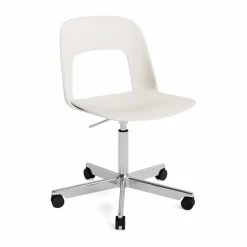 HAY Layout Chair 141 stol Cream white-polerad aluminium