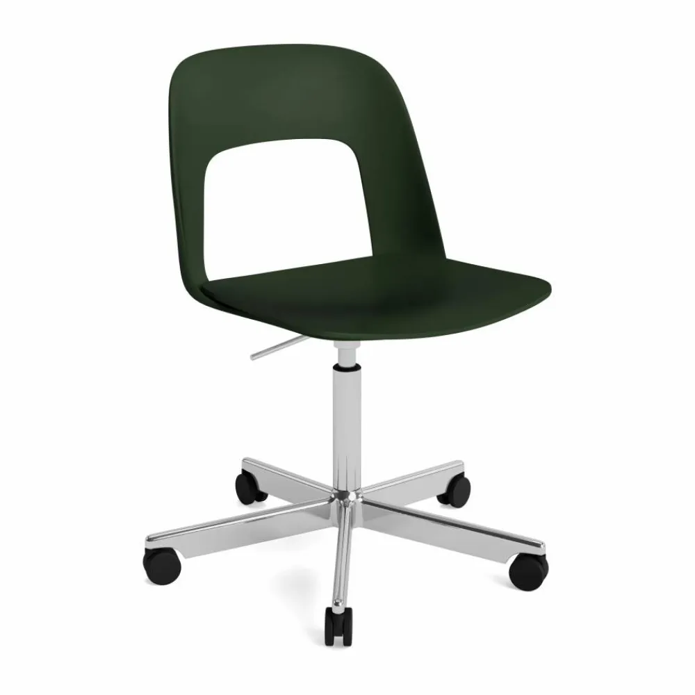 HAY Layout Chair 141 stol Pastel green-polerad aluminium
