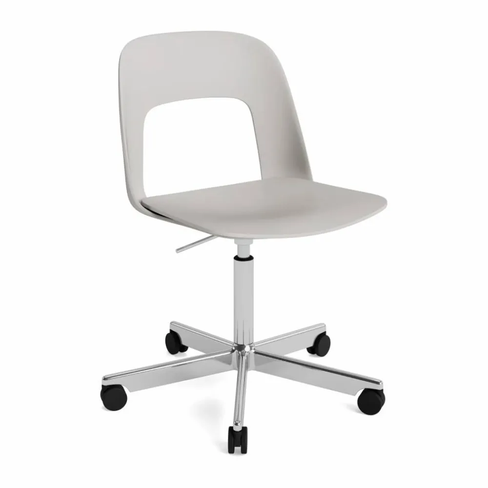 HAY Layout Chair 141 stol Sky grey-polerad aluminium