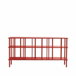 Karl Andersson & Söner Level hylla/rumsavdelare låg Rödlack col.67 86x170 cm