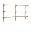 Swedese Levi hylla 3 hyllplan Naturlackerad ek-aluminium 180 cm