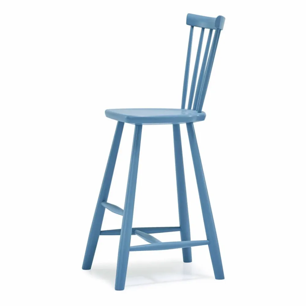 Discount Stolab Lilla Åland barnstol björk 52 cm Gryningsblå