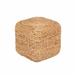 Hot Dixie Lily sittpuff natural vattenhyacint kvadratisk