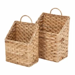 Sale Dixie Lily väggkorg 2 delar Natural