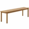 Muuto Linear steel bench bänk 170x34 cm Burnt orange