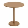 Outlet Muuto Linear Steel bord Ø70 cm Burnt orange