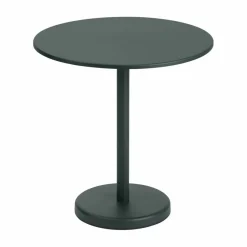 Hot Muuto Linear Steel bord Ø70 cm Dark green
