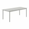 Clearance Muuto Linear Steel bord 200x75 cm Grey