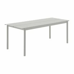 Clearance Muuto Linear Steel bord 200x75 cm Grey