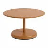 Muuto Linear Steel soffbord Burnt orange Ø70x40 cm