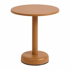 Muuto Linear Steel soffbord Burnt orange Ø42x47 cm