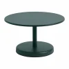 Muuto Linear Steel soffbord Dark green Ø70x40 cm