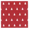 New Scandi Essentials Linen trees servett 33x33 cm 20-pack Red