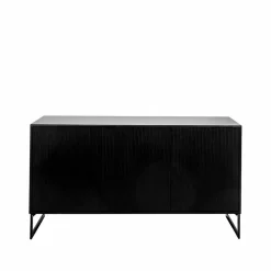 Sale Englesson Line skänk black 3dörrar+2hyllor svarta metallben