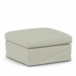 Sale 1898 Linnevik fotpall Luiza Beige 3981-vitoljad ek med kappa